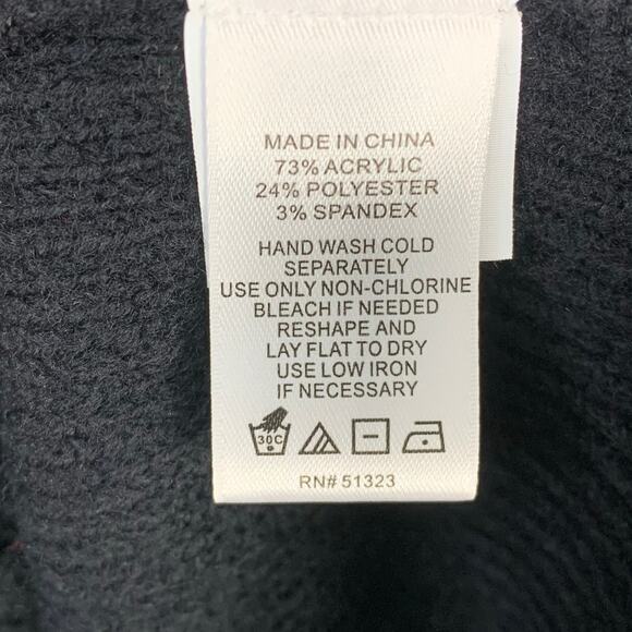 1. STATE Black Cable Knit Balloon Puff Sleeve Sweater L NWT - Picture 6 of 7